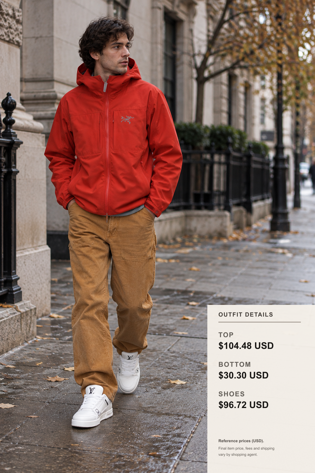 casablanca Jacket Fall Layering outfit 2 full-body street style for fashionreps