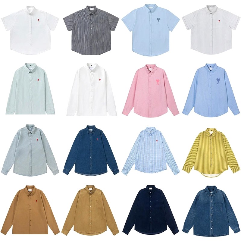 Ami Paris Check Multicolor T-Shirt Collection Review: GSM, Calipers and 10x Seam Checks on Two Colour Codes