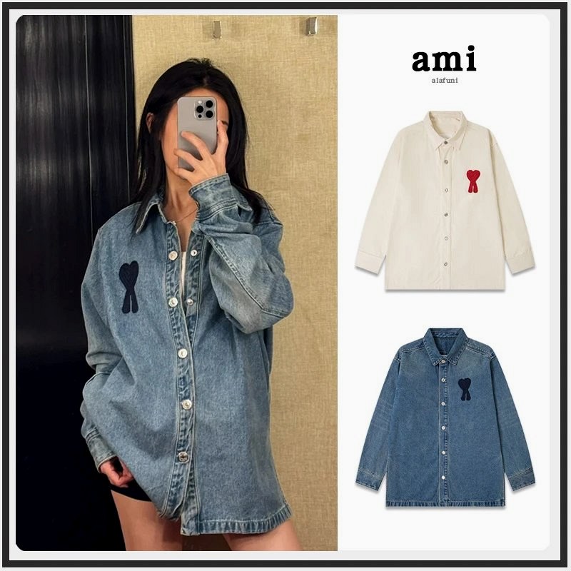Ami Paris Heart-Embroidered Denim Jacket Review: The Heart at 10x, From Flat Stitch to Raised Puff