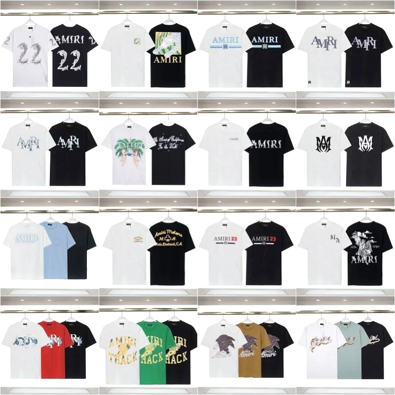 Amiri Letter-Print Logo T-Shirt Review: A $8.36 Tee Held to Its 180–250 g/m² Claim