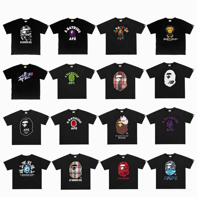 Bape Classic Monkey Print T-Shirt Collection Review: Calipers, Colour Codes and a Cold-Wash Print Check