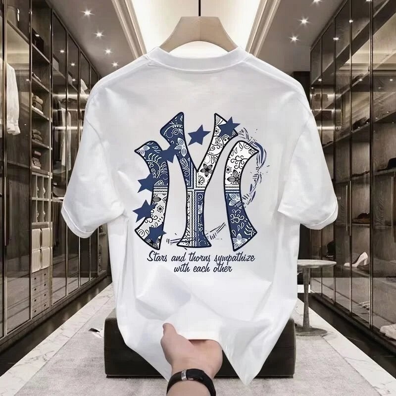 MLB Blue Printed Streetwear T-Shirt—Special Offer Review: 'Blue' Names the Ink, Not a Colourway, on a $3.73 Tee